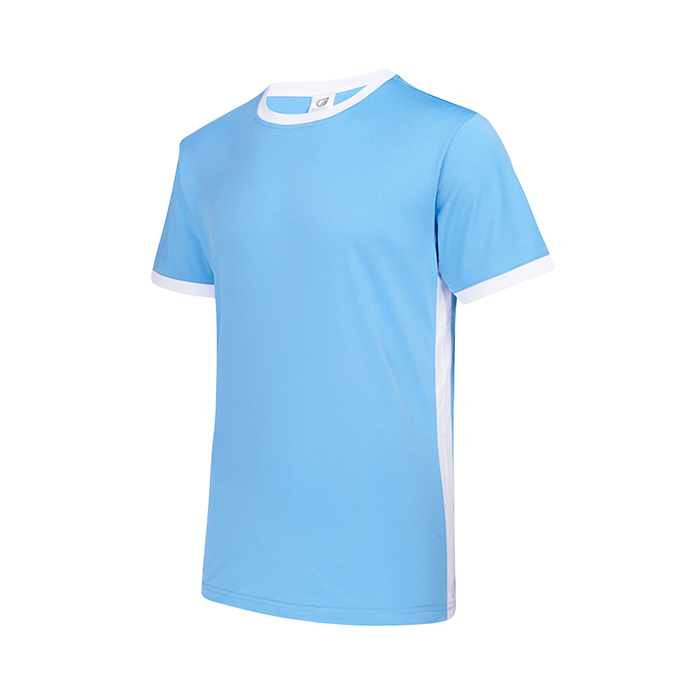 CONTRAST SIDE PANEL ROUND NECK T-SHIRT