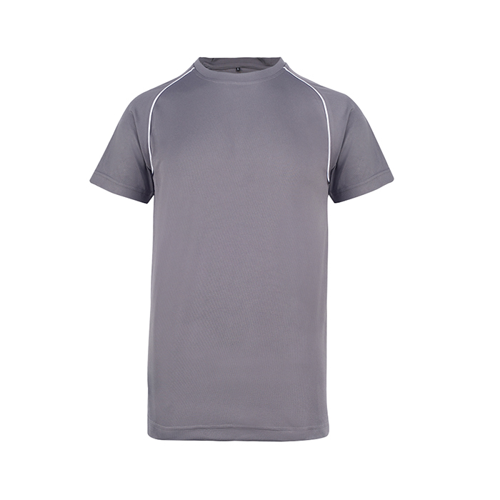 Contrast Vov Piping Round Neck T-Shirt