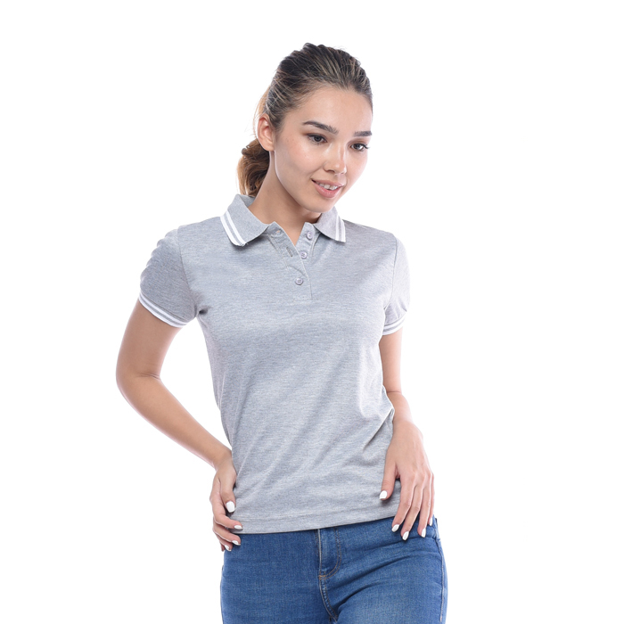 Pique Twin Tipped Polo T-Shirt (Female)