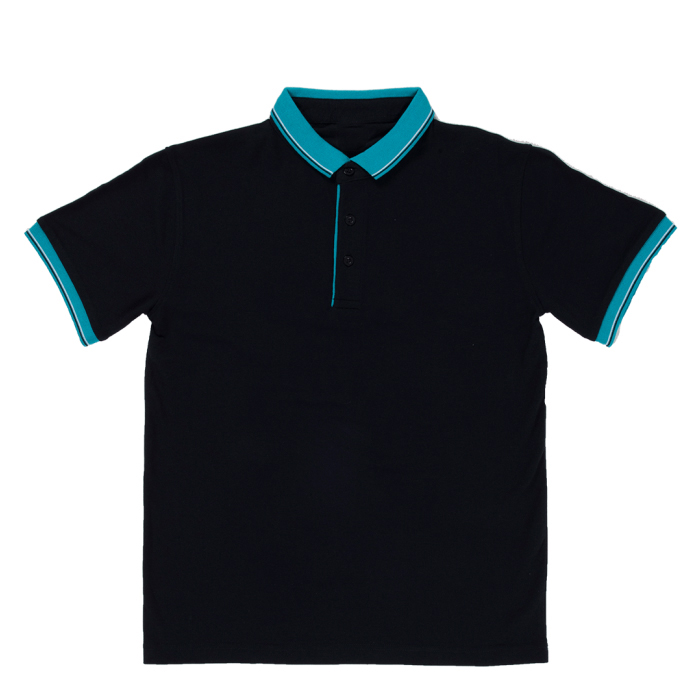 Honeycomb Collar & Short Sleeve Polo T-shirt