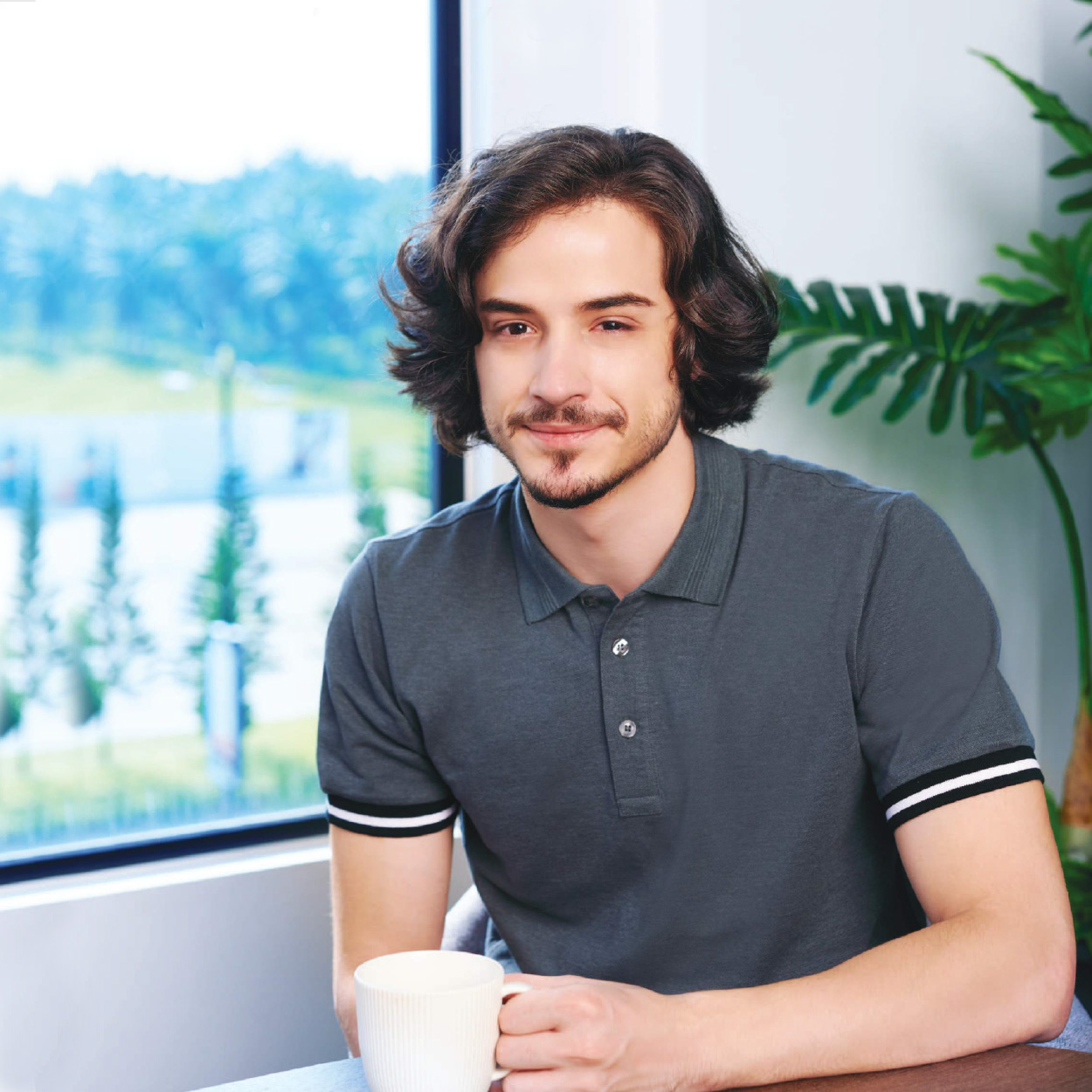 Honeycomb Polo Shirt