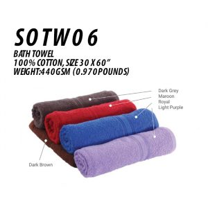 SOTWO6 bath towel