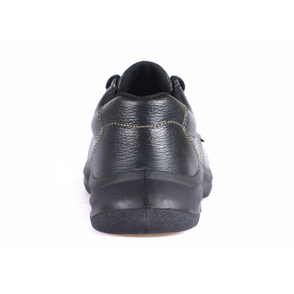 Low Cut 3 Eyelets Lace Up Oxford Buffalo Leather PU/TPU Lightweight Safety Shoes