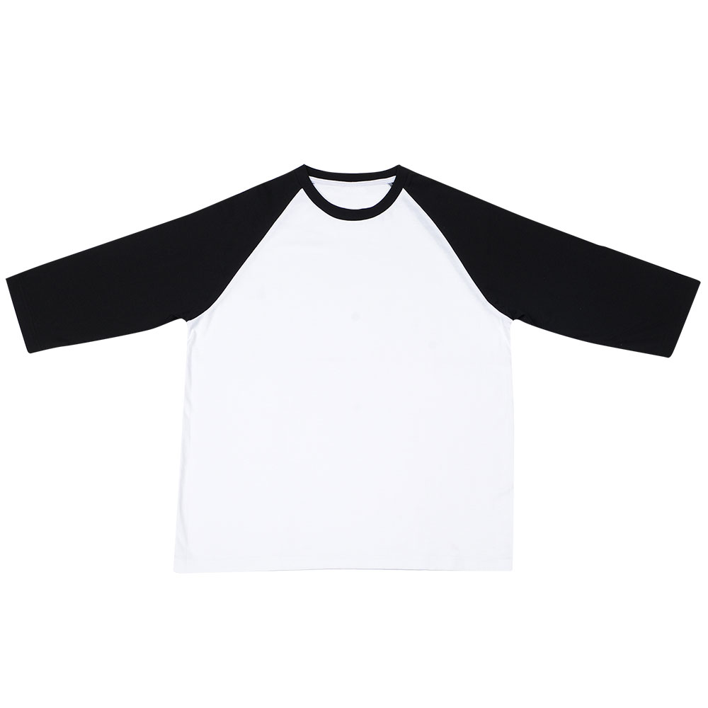 3/4 Sleeve Cotton Round Neck T-Shirt