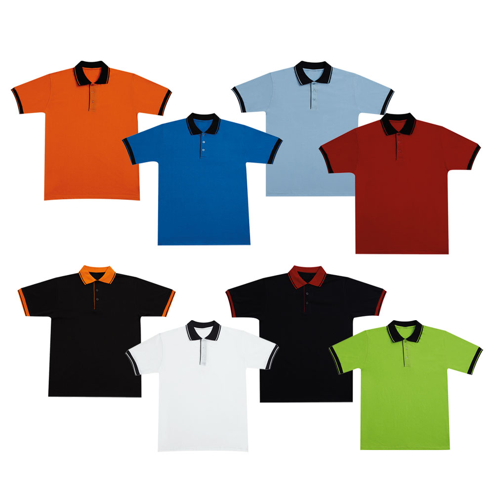 POLO T-SHIRT WITH TRIMMING - Uno Apparel