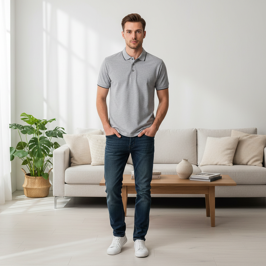 Honeycomb Polo Shirt