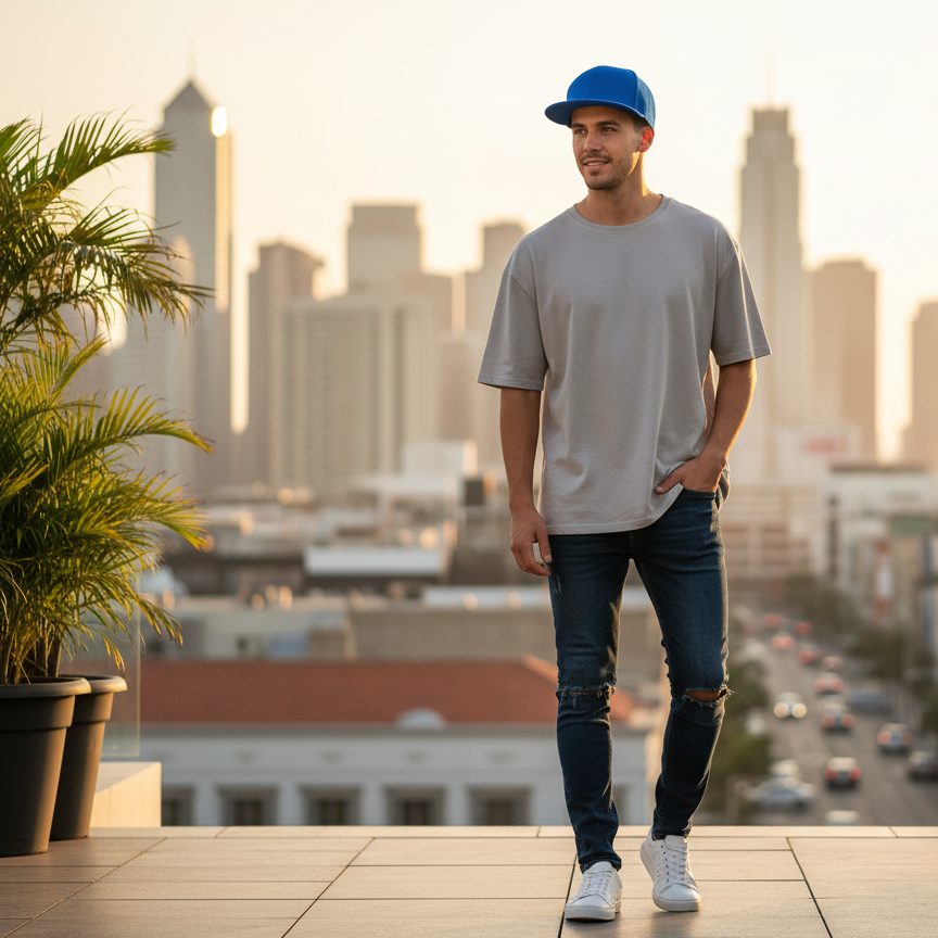 Polyester Snapback Cap
