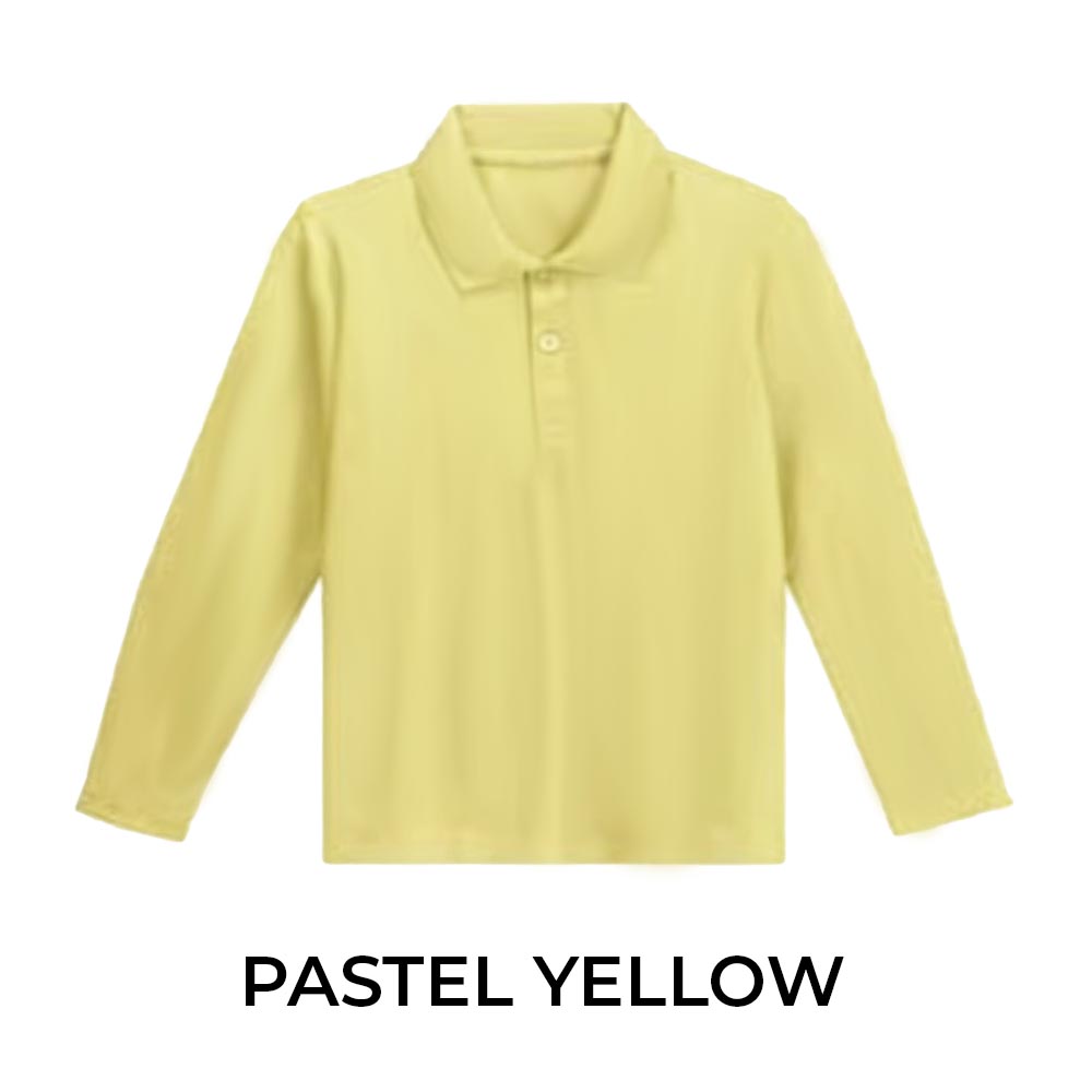 KIDS LONG SLEEVE POLO SHIRT