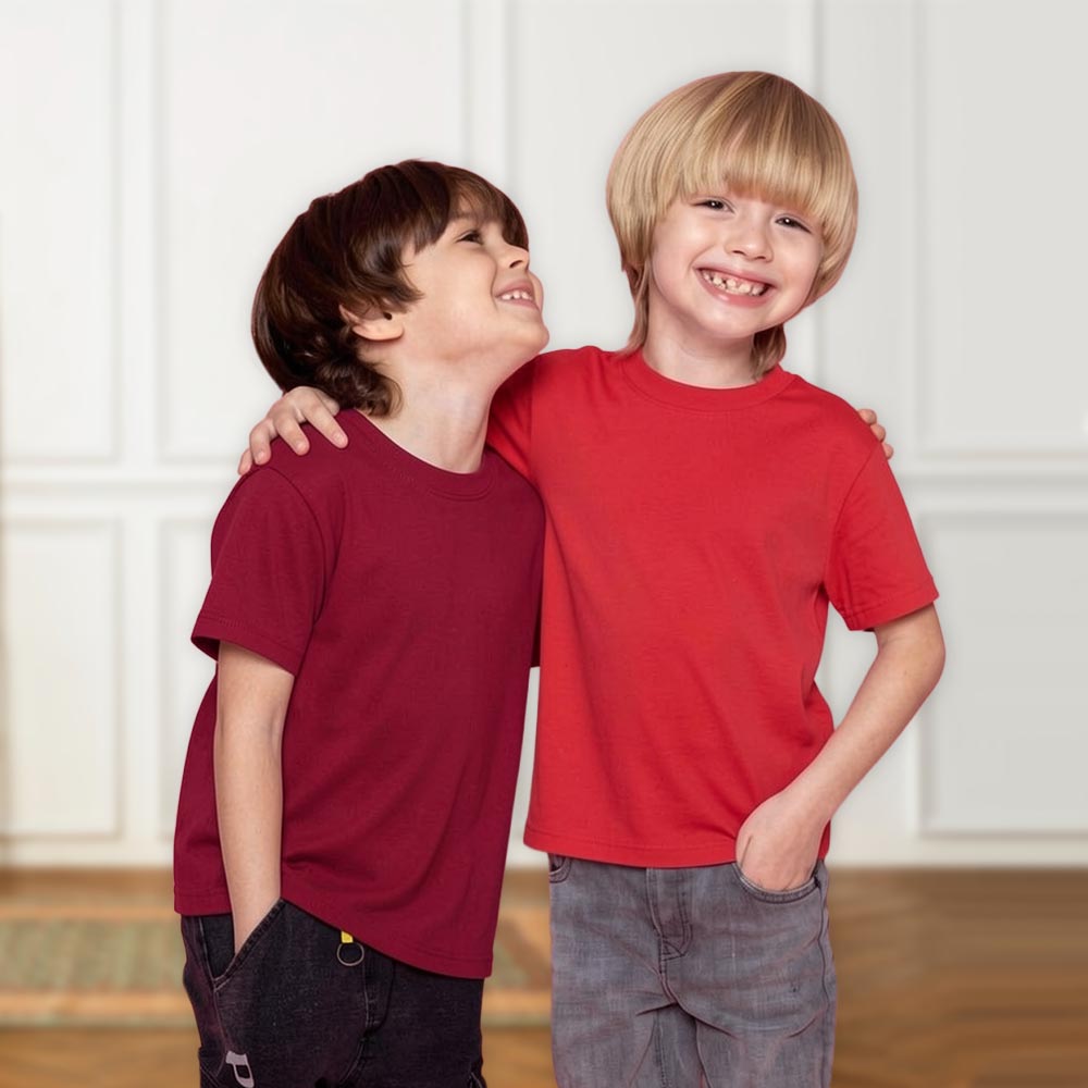 KIDS CVC ROUND NECK T-SHIRT