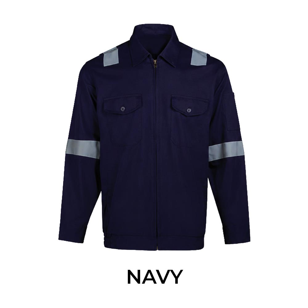 FULL ZIP REFLECTIVE WORK JACKET