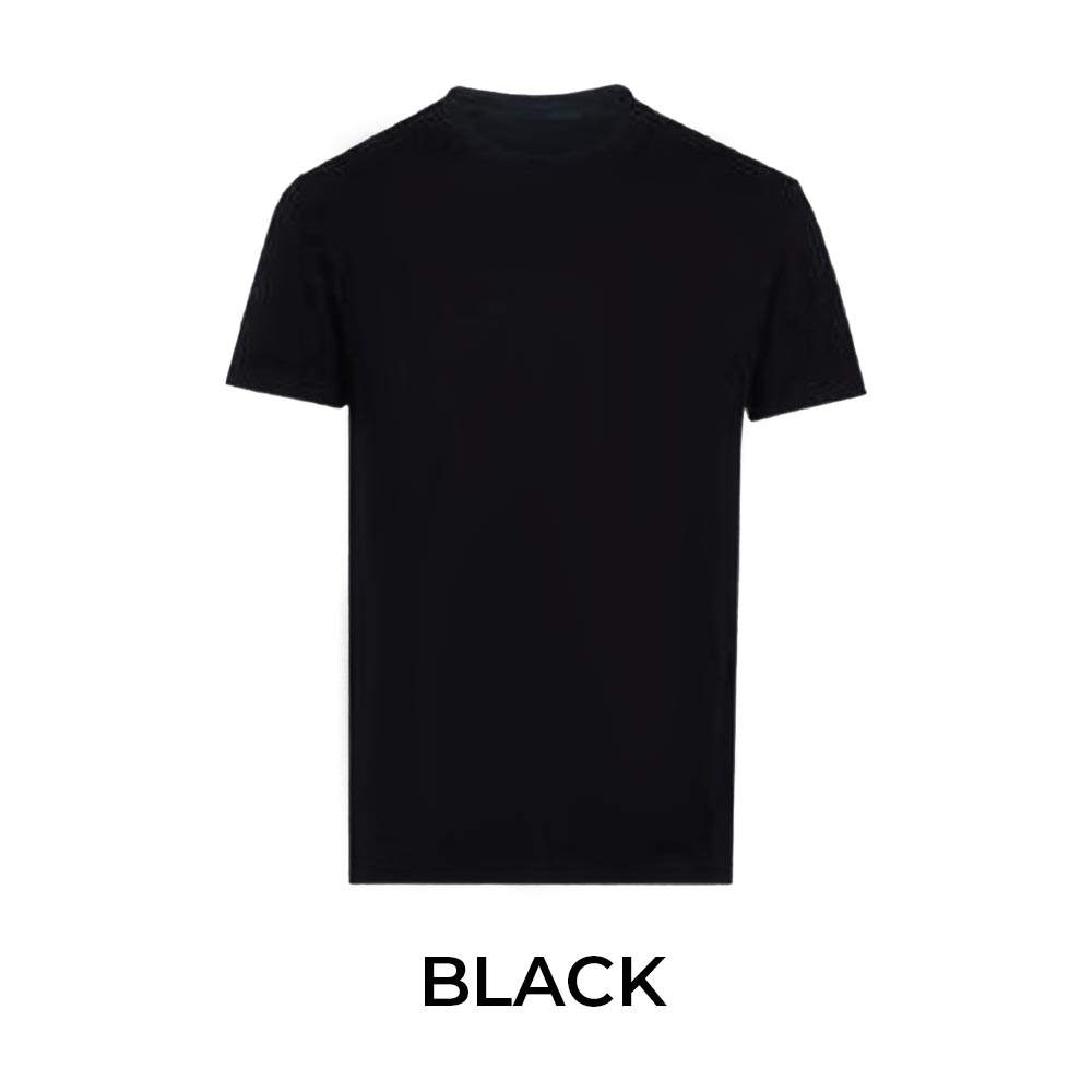 COTTON ROUND NECK T-SHIRT