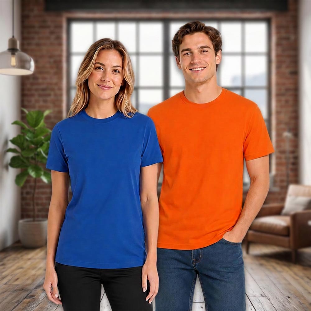 COTTON ROUND NECK T-SHIRT