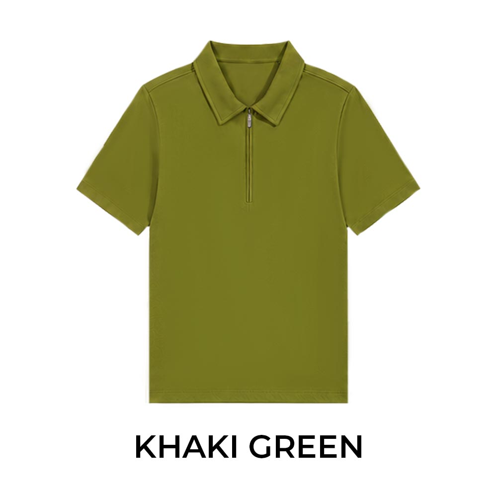 TRITAN PREMIUM HALF-ZIP POLO SHIRT