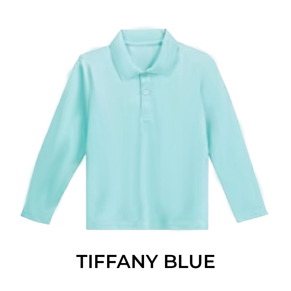 KIDS LONG SLEEVE POLO SHIRT